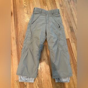 Burton Ski Pants Women’s Large  Cargo Pants Gray Snowboard Snow